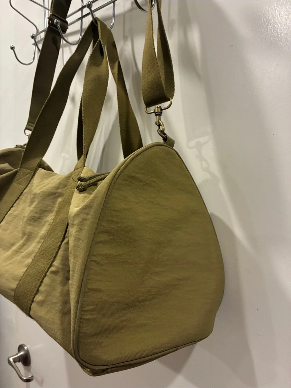 Universal Thread Olive Canvas Duffel Bag